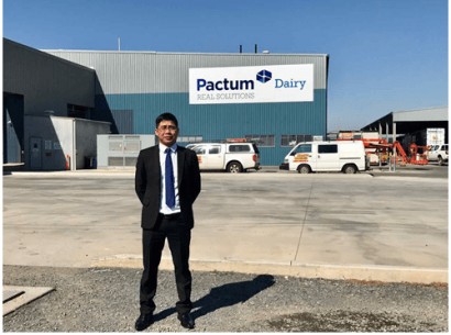 Đại diện Công ty KLF Global tới thăm Nhà máy sản xuất của Pactum Dairy Group