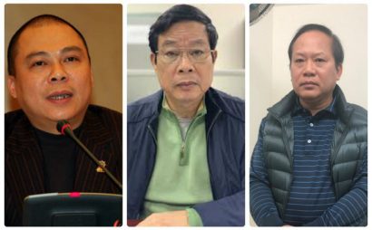 Bị can Phạm Nhật Vũ, Nguyễn Bắc Son, Trương Minh Tuấn bị khởi tố tội danh đưa – nhận hối lộ