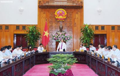  Thủ tướng Nguyễn Xuân Phúc làm việc với lãnh đạo chủ chốt Đài Truyền hình Việt Nam (VTV)