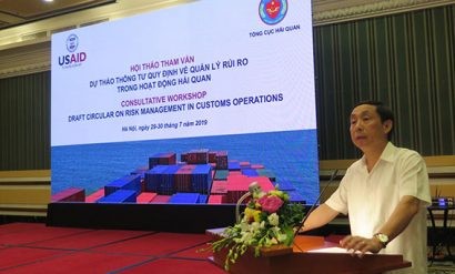  Phó Tổng cục trưởng Tổng cục Hải quan Hoàng Việt Cường phát biểu tại Hội nghị