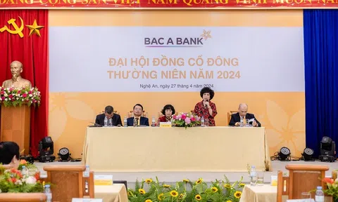 Đại hội đồng cổ đông thường niên 2024: BAC A BANK ra mắt thành viên Hội đồng quản trị nhiệm kỳ mới với mục tiêu tăng trưởng
